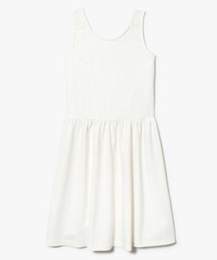 Robe bi-matière sans manches vue1 - GEMO (JUNIOR) - GEMO