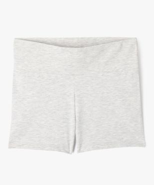 Short en maille avec large taille élastique fille vue1 - GEMO 4G FILLE - GEMO
