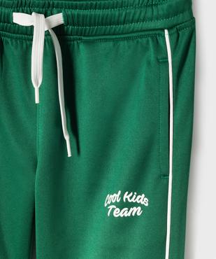 Pantalon de jogging extensible à taille élastiquée garçon vue2 - GEMO (ENFANT) - GEMO
