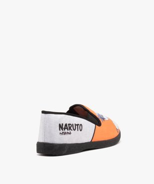 Pantoufles garçon en velours ras imprimées - Naruto vue4 - NARUTO - GEMO