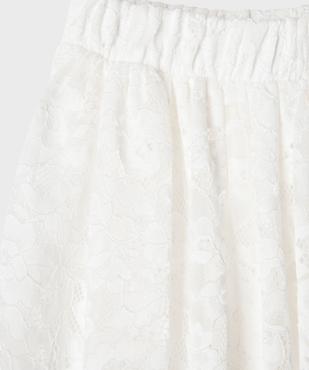 Jupe longue en dentelle à taille élastiquée fille vue3 - GEMO (ENFANT) - GEMO
