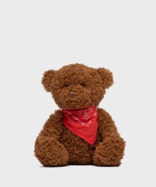 Ours en  bouclette avec bandana - LuluCastagnette vue1 - LULU CASTAGNETT - GEMO