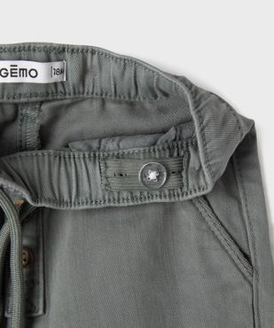 Pantalon chino avec taille ajustable bébé garçon vue2 - GEMO(BEBE DEBT) - GEMO