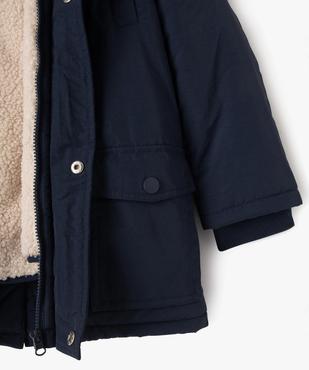 Parka 3 en 1 avec capuche garçon vue4 - GEMO 4G GARCON - GEMO