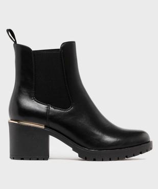Chelsea boots à semelle crantée femme - 5 Miles vue1 - 5 MILES GEMO FOR GOOD - GEMO