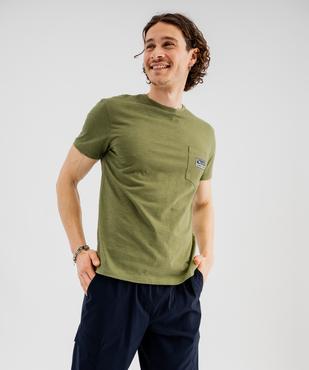 Tee-shirt manches courtes en jersey de coton flammé homme - Roadsign vue1 - ROADSIGN GEMO FOR GOOD D - GEMO