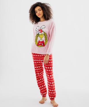 Pyjama pantalon Noël femme - The Grinch vue1 - THE GRINCH - GEMO