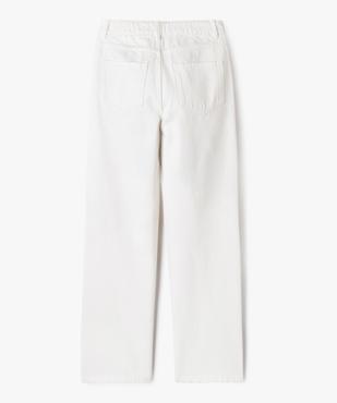 Jean large taille haute fille vue3 - GEMO 4G FILLE - GEMO