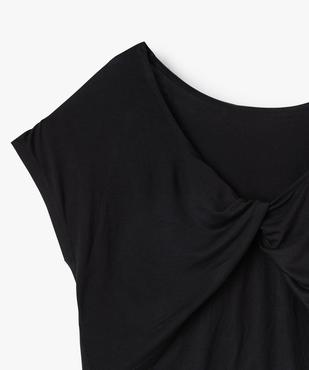 Tee-shirt fille crop top à dos ouvert vue2 - GEMO (JUNIOR) - GEMO