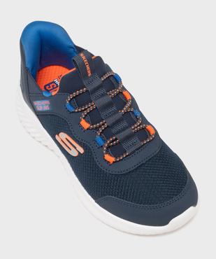 Baskets Slip-ins Bounder Brisk-Burst faciles à enfiler garçon - Skechers vue12 - SKECHERS - GEMO