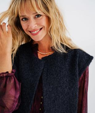 Gilet sans manches coupe oversize femme vue2 - GEMO(FEMME PAP) - GEMO