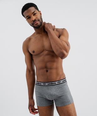 Boxers de sport en coton stretch homme (lot de 3) - Umbro vue1 - UMBRO - GEMO