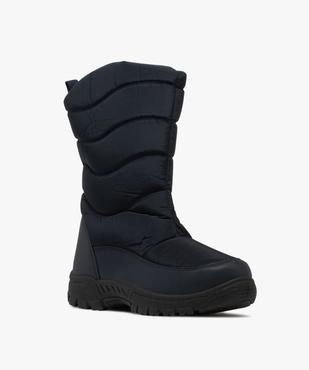 Après-ski femme à zip effet matelassé avec semelle épaisse crantée  vue2 - SNOW FUN - GEMO