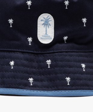 Chapeau bébé garçon forme bob micro-motifs palmier vue2 - GEMO(BEBE DEBT) - GEMO