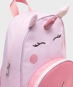 Cartable sac à dos à motif licorne fille vue3 - GEMO (ACCESS) - GEMO