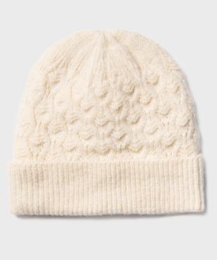 Bonnet en maille fantaisie doublure chaude femme vue1 - GEMO (ACCESS) - GEMO