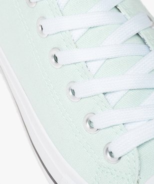 Baskets femme en toile à bout renforcé fermeture lacets vue6 - GEMO 4G FEMME - GEMO