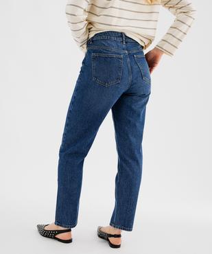 Jean Mom taille haute femme vue4 - GEMO 4G FEMME - GEMO