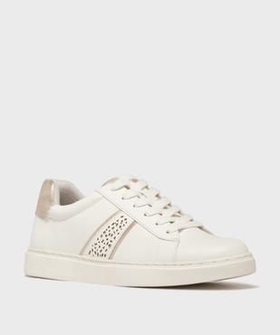 Baskets basses avec touches métallisées femme - Valentina Baldano vue2 - VALENTINA BALDA - GEMO