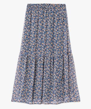 Jupe en voile à motifs fleuris femme vue4 - GEMO(FEMME PAP) - GEMO