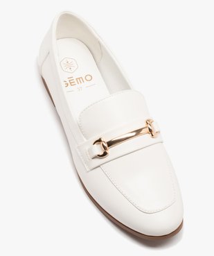 Mocassins femme unis à bijou style classique  vue6 - GEMO (CASUAL) - GEMO