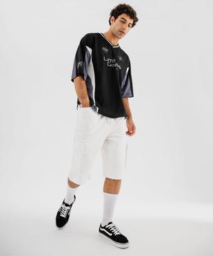 Tee-shirt de sport à manches courtes en mesh homme vue5 - GEMO (HOMME) - GEMO
