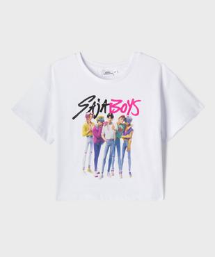 Tee-shirt manches courtes avec motif Saja Boys fille - K-pop Demon Hunters vue2 - KPOP DEMON HUNTERS - GEMO