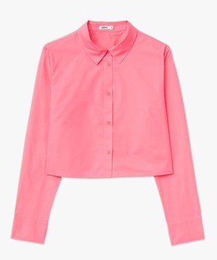 Chemise ultra courte en coton femme vue4 - GEMO(FEMME PAP) - GEMO