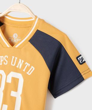 Ensemble de sport bébé garçon tee-shirt et short — Camps United vue2 - CAMPS - GEMO