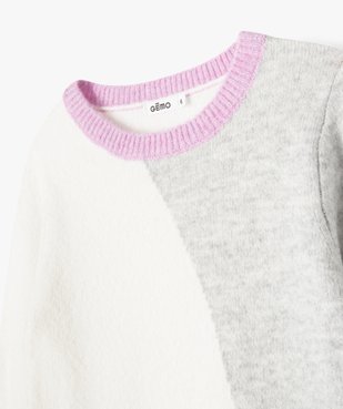 Robe en maille multicolore fille vue2 - GEMO (ENFANT) - GEMO