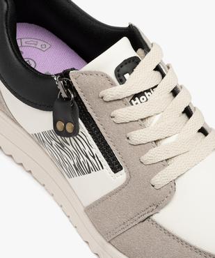 Baskets femme style casual avec détails fantaisie - Hobiz vue6 - HOBIZ - GEMO