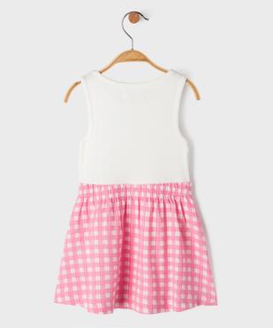 Robe avec haut débardeur et jupe évasée bébé fille vue3 - GEMO(BEBE DEBT) - GEMO