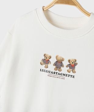 Sweat large en molleton gratté  bébé garçon - LuluCastagnette vue2 - LULU CASTAGNETTE G4G D - GEMO
