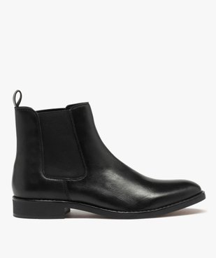 Chelsea boots dessus cuir homme - Tanéo vue1 - TANEO - GEMO