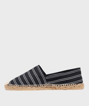 Espadrilles classiques en coton et corde homme vue3 - GEMO (PLAGE) - GEMO