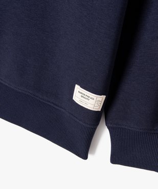 Sweat uni en maille bouclette garçon vue2 - GEMO (ENFANT) - GEMO