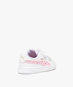 Baskets fille unies détails confettis et à scratch - Puma vue4 - PUMA - GEMO