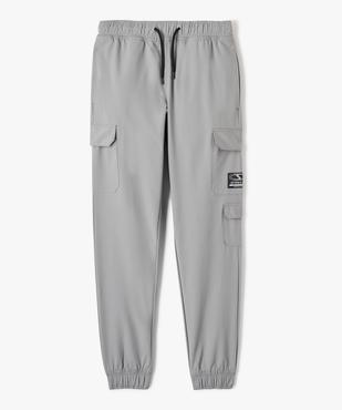 Pantalon de sport en toile multipoches garçon vue1 - GEMO (JUNIOR) - GEMO