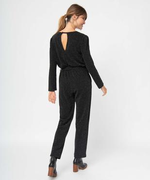 Combinaison pantalon femme en maille pailletée vue3 - GEMO(FEMME PAP) - GEMO