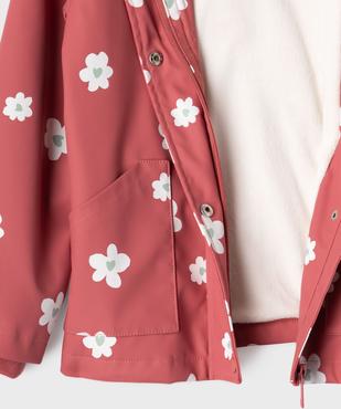 Imperméable à capuche et doublure chaude avec imprimé animé fille vue4 - GEMO (ENFANT) - GEMO