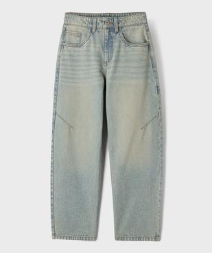 Jean loose en denim délavé garçon vue1 - GEMO 4G GARCON - GEMO