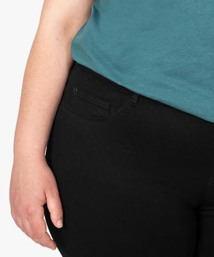 Jegging femme grande taille en coton stretch vue2 - GEMO (G TAILLE) - GEMO