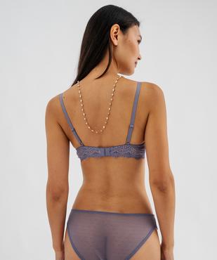 Soutien-gorge à armatures forme corbeille en dentelle vue8 - GEMO(HOMWR FEM) - GEMO