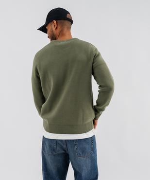 Pull en coton à col rond homme vue2 - GEMO (HOMME) - GEMO