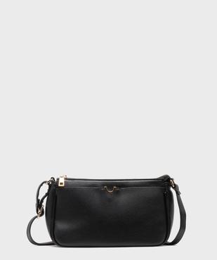 Sac porté croisé zippé femme vue1 - GEMO (ACCESS) - GEMO