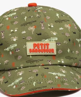Casquette à motifs animaux de la jungle bébé garçon vue2 - GEMO 4G BEBE - GEMO