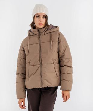 Doudoune à capuche et col montant femme vue1 - GEMO 4G FEMME - GEMO
