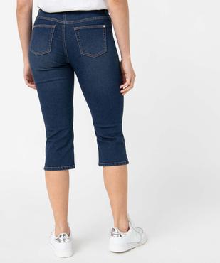 Pantacourt femme en jean coupe Slim vue7 - GEMO 4G FEMME - GEMO