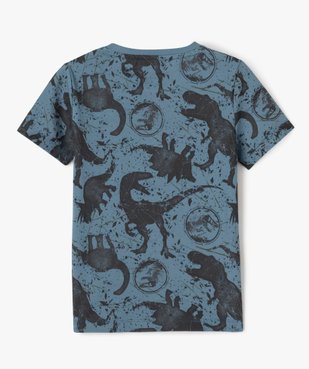 Tee-shirt manches courtes imprimé garçon - Jurassic World vue3 - JURASSIC WORLD - GEMO