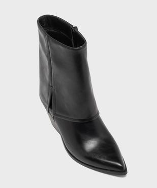 Bottines fourreau à bout pointu femme - Follow Me vue5 - FOLLOW ME - GEMO
